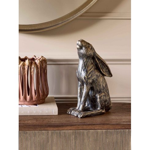 Hare Stargazing Sculpture