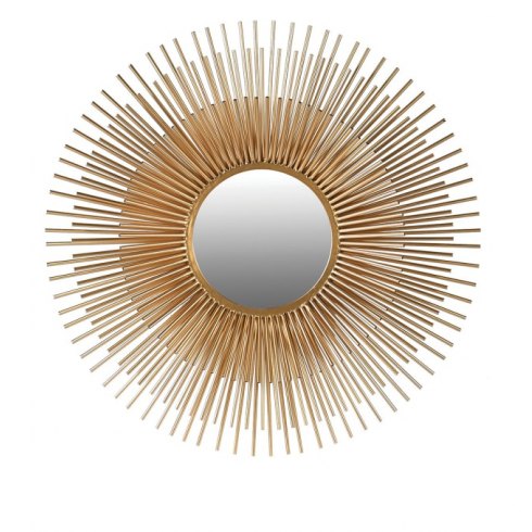 Sunburst 3D Wall Mirror