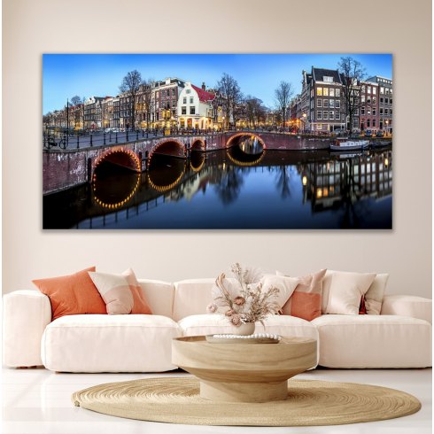 Amsterdam Canals - Photo Art on Plexiglass