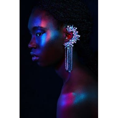 Sapphire Girl - Photo Art on Plexiglass