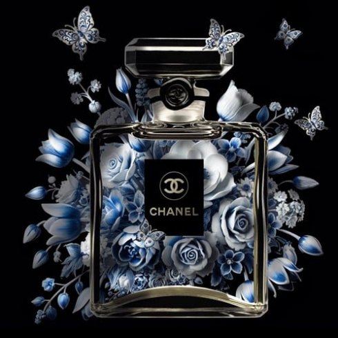 Blue Harmony - Photo Art on Plexiglass