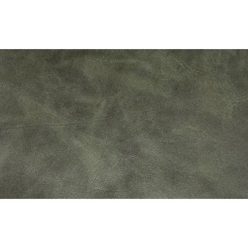 Alpha Gas-Lift Bar Stool In Forest Green Faux Leather