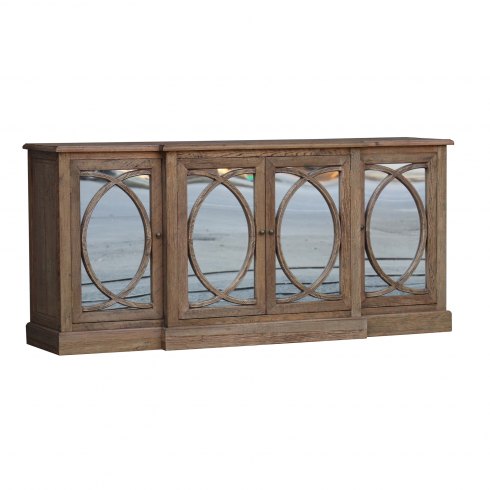 Jackson Bay Four Door Mirrored Sideboard