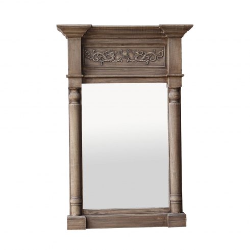 Jackson Bay Mirror with Carving