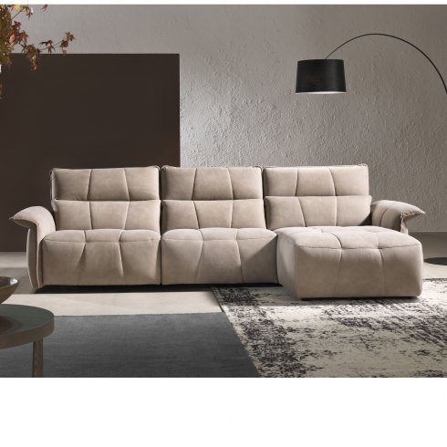 Borgio Chaise End Power Recliner Sofa