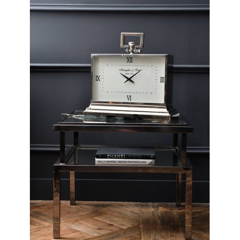 Langley Medium Rectangular Mantel Clock