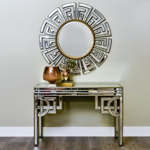 Art Deco Circular Mirror