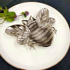 Bee Dish Silver Finish