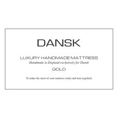 3. DANSK GOLD ~ Luxury Handmade Mattress