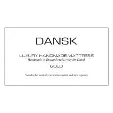 DANSK No.3 GOLD ~ Luxury Handmade Mattress