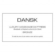 DANSK No.1 BRONZE ~ Luxury Handmade Mattress