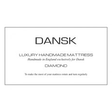 DANSK No.5 DIAMOND ~ Luxury Handmade Mattress