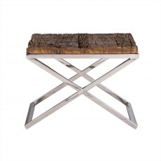 Kensington Corner Table in Stainless Steel