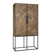 Herringbone Two Door Cabinet