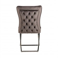 Chelsea Dining Chair in Stone Velvet