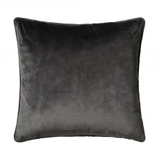 Bellini Velour Scatter Cushion - Charcoal