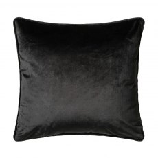 Bellini Velour Square Scatter Cushion - Black