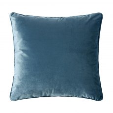 Bellini Velour Square Scatter Cushion - Blue