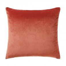 Bellini Velour Square Scatter Cushion - Peach