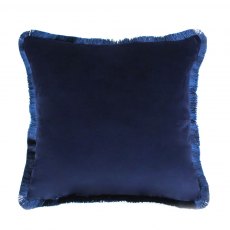 Quinn Velvet Scatter Cushion - Blue