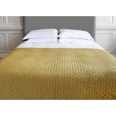 Halo 140x240cm Bed Throw - Antique Gold