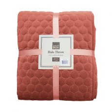 Halo 140x240cm Bed Throw - Antique Rose