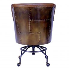 Aviator Gladiator Office Chair - Vintage Jet Brass