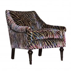 Garbo Chair in a Patterned Fabric