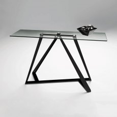 Capricorn Console Table - Matt Black