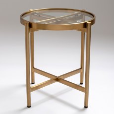 Sentry Circular Lamp Table