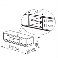 Valenza TV Lowboard