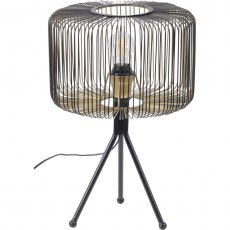 Toto Decorative Metal Cage Table Lamp