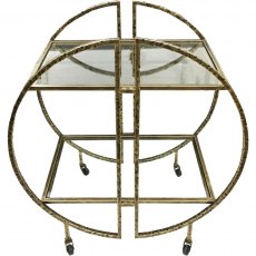 Neptune Hammered Drinks Trolley