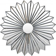 Sunflower Round Wall Mirror