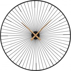 Kasa Iron Wall Clock 100cm