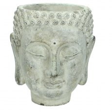 Shiva Inspired Face Planter in Cement Grey Finish