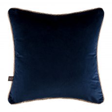 Cecile Square Scatter Cushion - Navy and Green