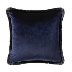 Cheetah Square Scatter Cushion - Navy and Grey