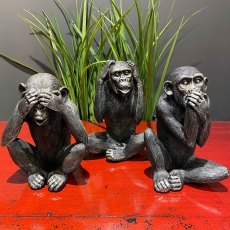 Three Wise Monkeys Sculptures
