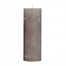 Taupe Rustic Candle - Large - 75 Hour