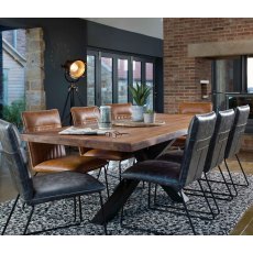 Bohemia Dining Set - 200cm Fixed Table and Four Cooper Dining Chairs