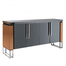 Lexington 4 Door Mirrored Sideboard