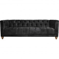 Christchurch Extra Large Sofa in Lovely Velvet Coal