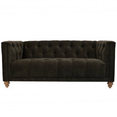 Christchurch Medium Sofa in Aurora Truffle with Light Leg