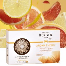 Aroma Energy - Sparkling Zest - Car Diffuser by Maison Berger