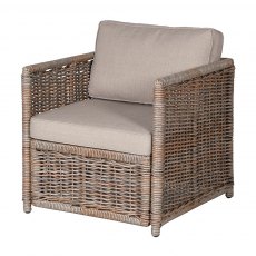 Salerno Aluminium & Synthetic Resin Rattan Garden Corner Group Set (Excludes Coffee Table)