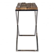 Kensington Console Table in Stainless Steel