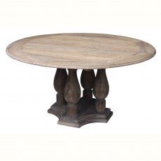 Jackson Bay 140cm Circular Table in Reclaimed Elm