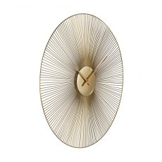 Gold Spoke Wall Clock 90cm