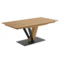 Jacob Dining Table in Rustico Oak / Light Oiled Finish